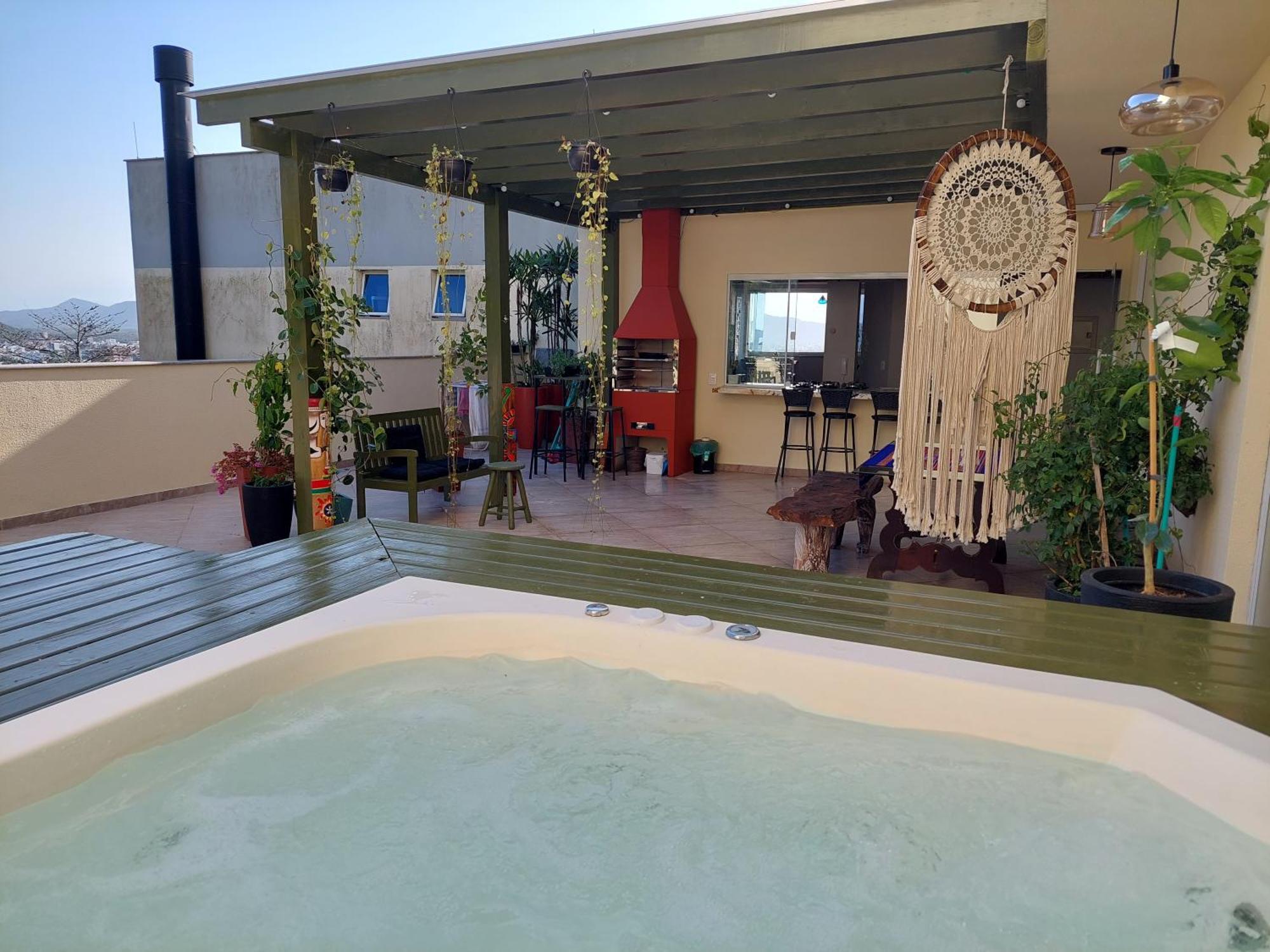 Apartmán Jurere Cobertura 400M Do Mar Vista Linda Florianópolis Exteriér fotografie