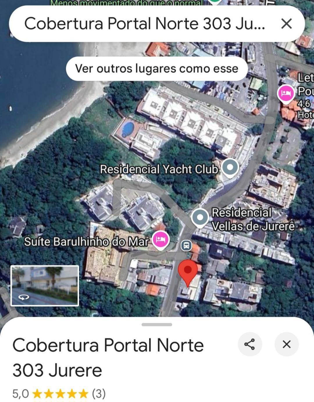 Apartmán Jurere Cobertura 400M Do Mar Vista Linda Florianópolis Exteriér fotografie